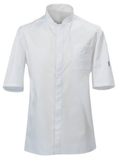 Le Chef DF118E Prep Jacket White *Short Sleeves*  With StayCool System Panels