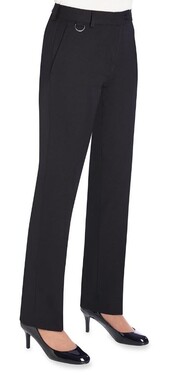 Lady's Suit Trousers Polyester Navy