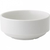 Pure White Porcelain Stacking Soup Bowl 28cl