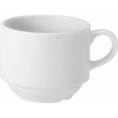 Pure White Porcelain Stacking Cup 20cl