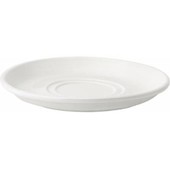 Pure White Porcelain Double Well Saucer 15cm For TU706 Cup & TU721 Stacking Cup (Box of 24)