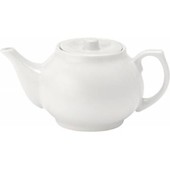 Pure White Porcelain Teapot 43cl