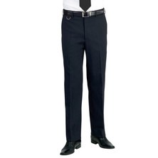 Gents Suit Trousers Polyester Black
