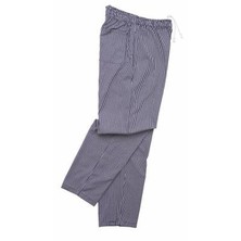 Scholar Chefs Trousers Small Blue &amp; White Check