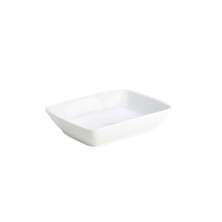 Genware Porcelain Rectangular Dish 19cm X 14.5cm (Box of 6)