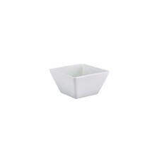 Genware Porcelain Square Bowl 10.5cm  (Box Of 6)