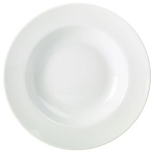 Genware Porcelain Pasta Dish / Soup Plate 23cm (Box of 6)