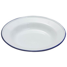 Enamel Tableware Deep Plate / Dish 24cm