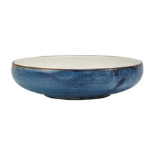 Terra Porcelain Aqua Blue Two Tone Coupe Bowl 22cm (Box Of 6)