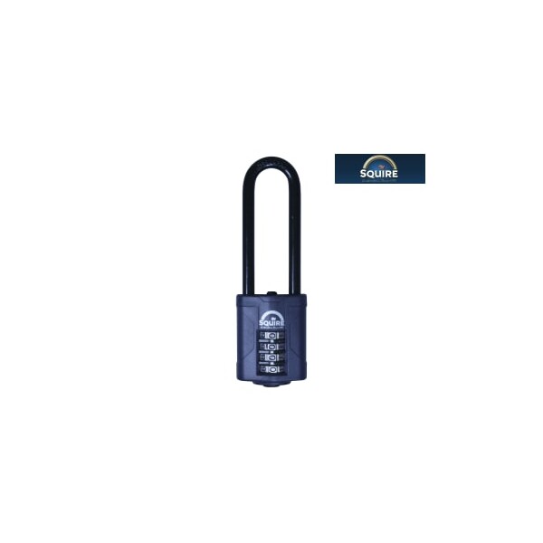 Combination Padlock With 63.5mm Extra Long Shackle