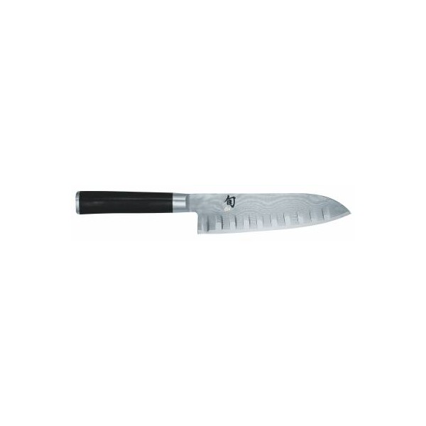 Kai Shun Classic Scalloped Santoku Knife 18cm (DM-0718)