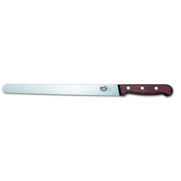 Victorinox Wooden Handle  Carving Knife Serrated 25cm
