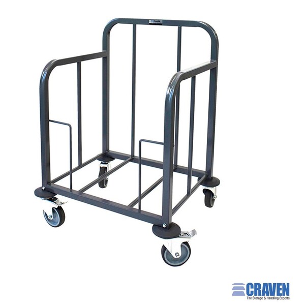 Tray Dispense Trolley Epoxy Coated 603mm W, 509mm D, 794mm H
