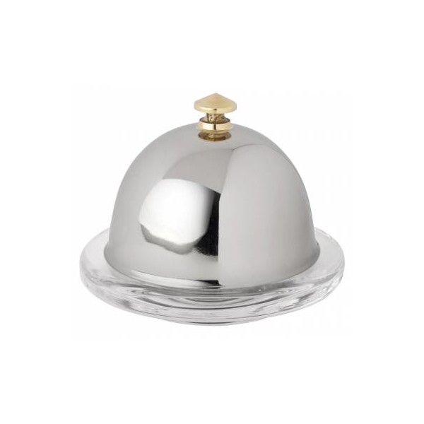 Dome For Butter Dish S/S 9cm Dia (Box Of 6)