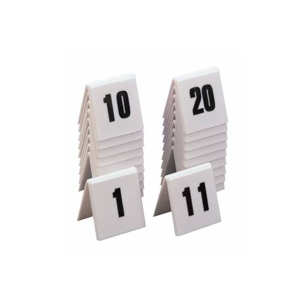 Numbers Table Plastic Set Of 10 11 - 20