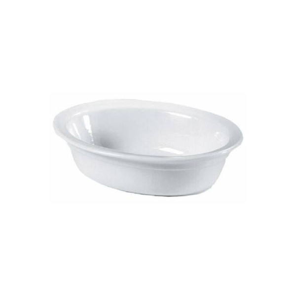 Genware Porcelain Lipped Pie Dish 17.5cm (Box Of 6)