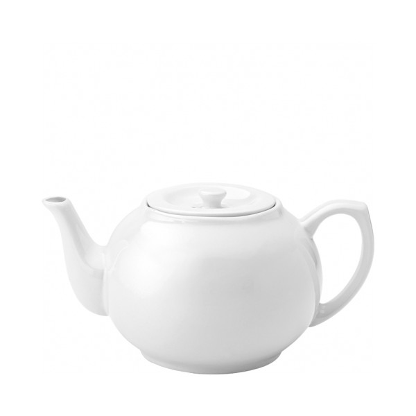 Pure White Porcelain Teapot 120cl / 42.23oz (Box of 6)