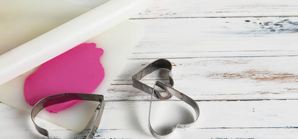 Sugar tools for sugar decoration.Sugar decoration background.Hand-made.Tool for modeling sugar paste.