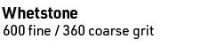 Whetstone 600 fine / 360 coarse grit