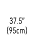 37.5” (95cm)