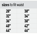 sizes to fit waist,28”,30”,32”,34”,36”,38”,40”,42”,44”,46”