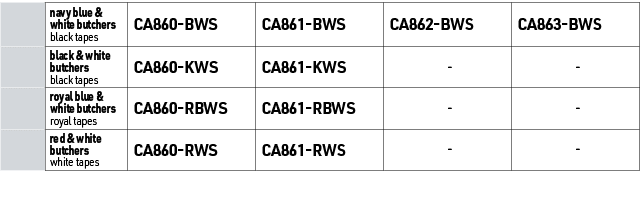 ,navy blue & white butchers black tapes,CA860-BWS,CA861-BWS,CA862-BWS,CA863-BWS,,black & white butchers black tapes,C...