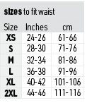 sizes to fit waist,Size,Inches,cm,XS,24-26,61-66,S,28-30,71-76,M,32-34,81-86,L,36-38,91-96,XL,40-42,101-106,2XL,44-46...