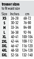 trouser sizes to fit waist size,Size,Inches,cm,XS,26-28,68-72,S,30-32,76-80,M,33-34,84-88,L,36-38,92-96,XL,40-41,100-...