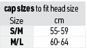 cap sizes to fit head size,Size,cm,S/M,55-59,M/L,60-64