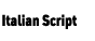 Italian Script