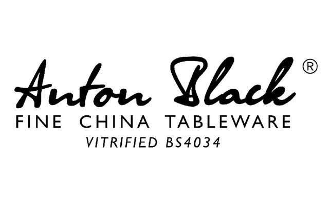 Anton black fine china