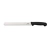 Smithfield 25cm Serrated Carver  Black Samprene Handle pic