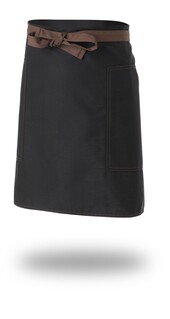 Work Range Waist Apron Poly/Cotton With 2 Hip Pockets 75cm X 52cm Black