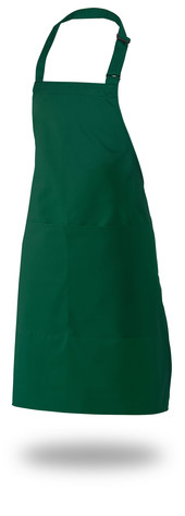 Bib Apron 28" X 33" Poly/Cotton Self Adjustable Neck Band With Pocket