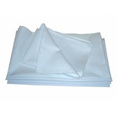 Kitchen Cloth/Rubber Cotton 17" x 28" White