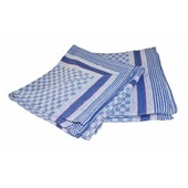 Superior Kitchen Cloth Blue/White Herringbone Check