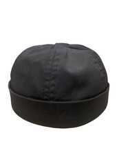 Adjustable Beanie Hat Black