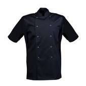 Black Windsor Chefs Jacket **Short Sleeves**