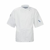 Le Chef DE20E Tunic White With StayCool System Back And Short Sleeves