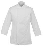 Ladies Chefs Jacket White With Capped Studs