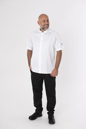 Le Chef DE128B Jacket White With White StayCool System Panels