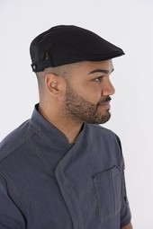 AFD DG132 Flat Cap Black Adjustable