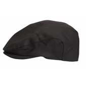 Le Chef DF02M Flat Cap Black