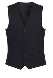 Gents Waistcoat Polyester Black