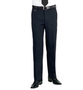 Gents Suit Trousers Polyester Black