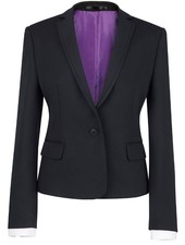 Lady's Suit Jacket Polyester Black