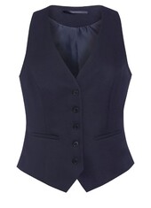 Lady's Waistcoat Polyester Navy