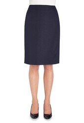 Lady's Suit Skirt Polyester Length 22" Navy