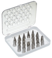 Icing Nozzle Set 28 Piece In Plastic Carry Case