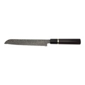 Katana Saya Smoke Ebony Wood Handled Bread Knife 20cm (KSM-16)